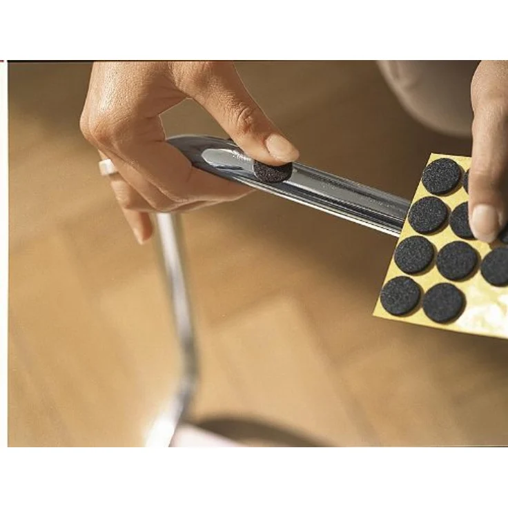 Tesa Protect Filzgleiter, rund, Ø26mm, braun, 9 Stück – Bild 3