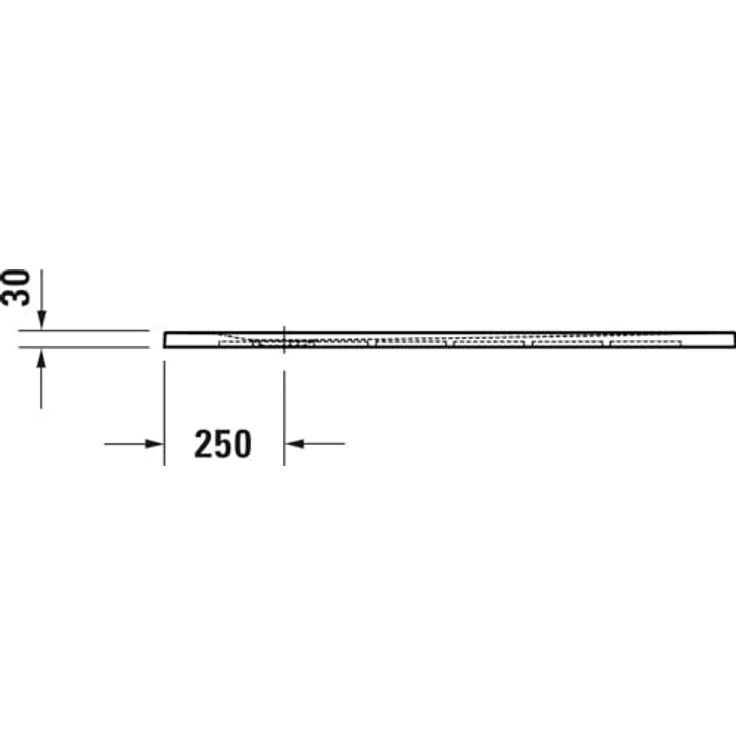 Duravit Sustano Duschwanne 1200x1200mm, DuraSolid Nature, weiss glänzend, rutschhemmend, UV-beständig, niedriges Einbaumaß – Bild 3