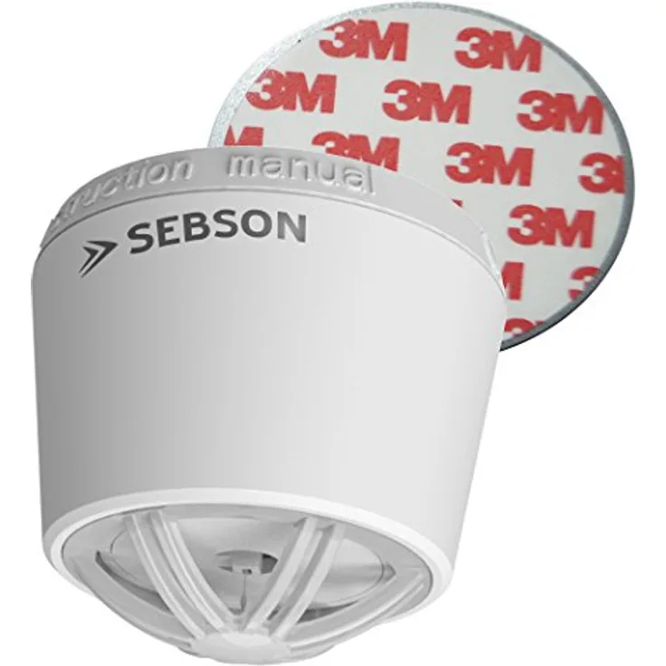 SEBSON Hitzemelder mit 10 Jahres Batterie, fest verbaute Lithium Langzeit-Batterie, Mini Wärmemelder für Küche/Bad, Ø50x43,5mm, inkl. Magnetbefestigung - Preisvergleich