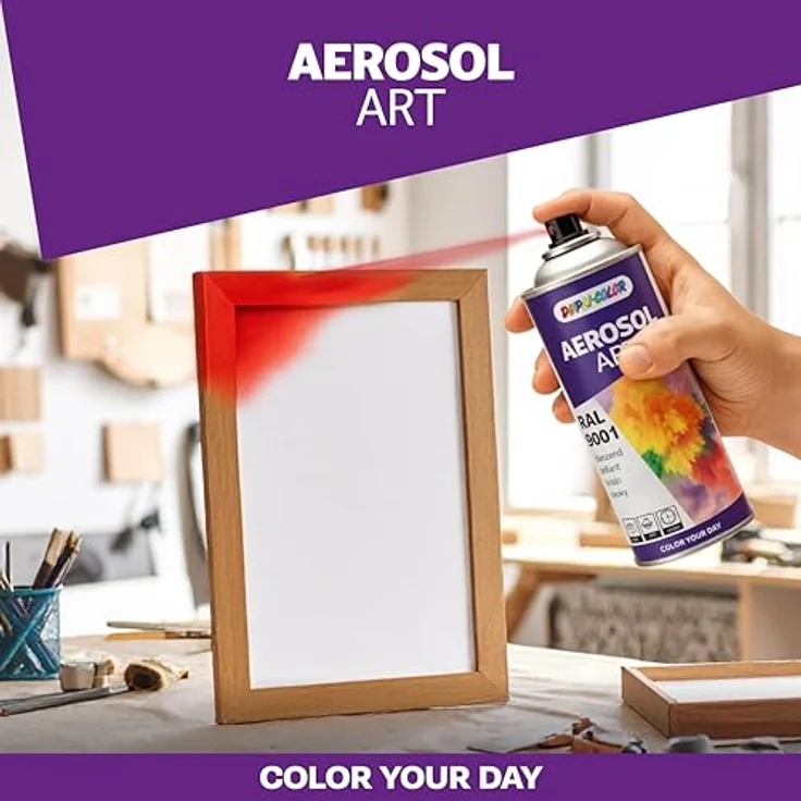 Motip Dupli - Aerosol Art Grundierung weiß 400 ml - weiß – Bild 8