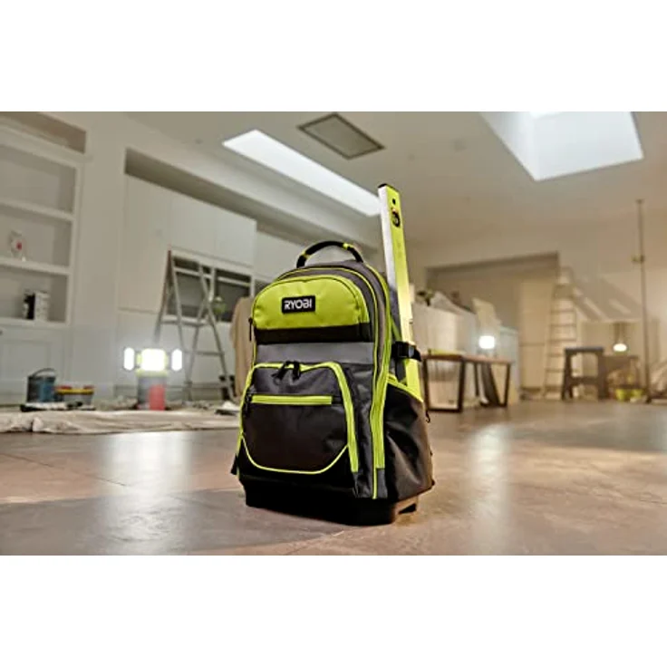 Ryobi Werkzeug-Rucksack, 20 kg belastbar, Stabil und Wasserfest, Werkzeugtasc... - RYOBI – Bild 4