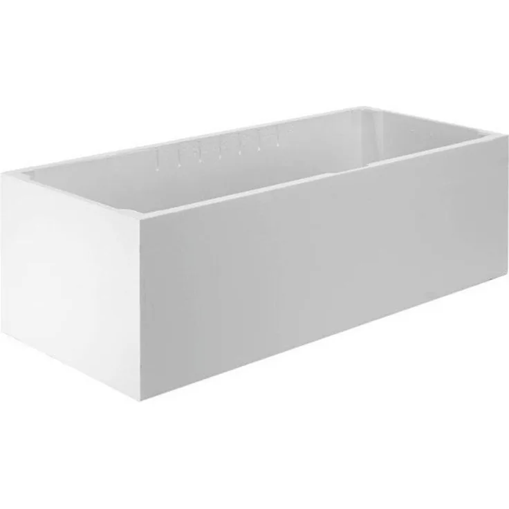 Duravit Wannenträger No 1, stabile Unterstützung für freistehende Badewannen aus Polystyrol, rechteckig, weiß, Höhe 515 mm