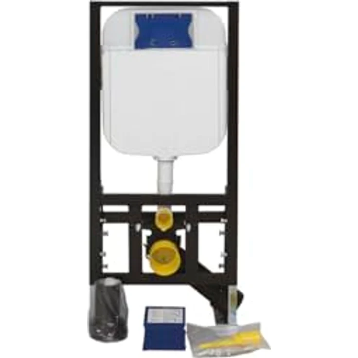 Creavit Tiefspül-WC CRV-TP320-0000-SET, Hänge Taharet WC Set Weiß, spülrandlos mit Bidet und Softclose Sitz – Bild 5