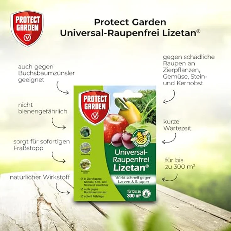 Bayer Garten Universal-Raupenfrei Lizetan 9 ml – Bild 2