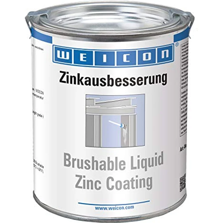 WEICON Zinkausbesserung 750 ml | Feuerverzinkt Rostschutzfarbe mit 100% German Quality – Bild 1