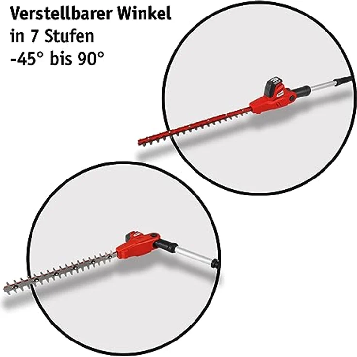 Walter Li-Ion Akku Teleskop Heckenschere 20 V Schere Heckentrimmer Akkuschere, mit Akku, mit Ladegerät – Bild 5