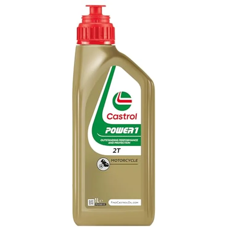 Castrol Power 1 2T, Motorenöl für 2-Takt-Motoren, 1 l – schützt vor Verschleiß, überragende Beschleunigung, reduziert Leistungsverluste