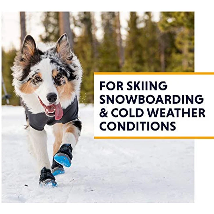 RUFFWEAR Polar Trex-Paare, Winterhundestiefel für Schnee- und Eisbedingungen, mit Vibram Icetrek Sohle, Obsidian Black – Bild 3