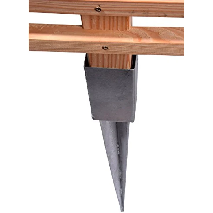 dobar® 58211e Design Rankhilfe Blattform "Fagus" | Rankgitter Massivholz | XXL-Rankgerüst | Dekorativer Sichtschutz | Rankgerüst Kletterpflanzen | Ranknetz Balkon/Terrasse | 84 x 6,5 x 160 cm | Natur – Bild 5