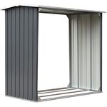 vidaXL Brennholzlager Stahl 172x91x154cm Kaminholzunterstand Brennholzregal - Preisvergleich