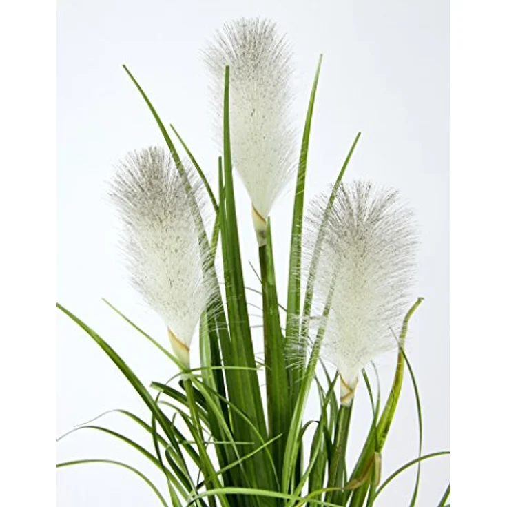 Künstliches Pampas Gras im Topf Feder Ufergras Seidenblume Grasbusch Dekogras Gras Gräser Kunstpflanze Pflanze Solitärgras Ziergras Dekopflanze Pampasgras Blume Kunstgras Grünpflanze Zimmerpflanze – Bild 3