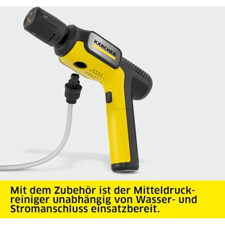 Kärcher OC Handheld Compact Mitteldruckreiniger, 6-15 bar, 4-in-1 Jet, Akku mit USB-C Ladefunktion – Bild 8