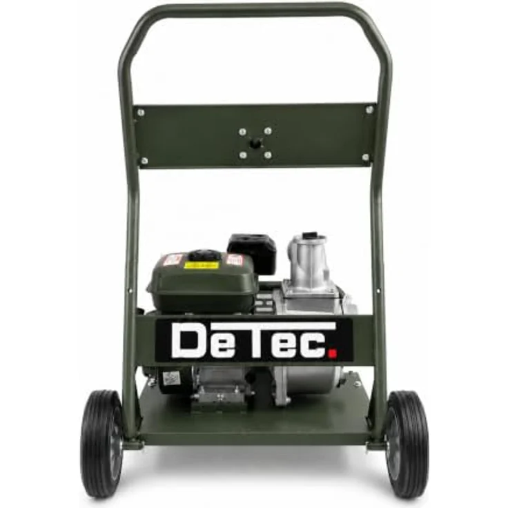DeTec 3" Zoll Benzin Wasserpumpe, 60.000 L/h mit Gestell, ideal für Garten, Pool und Hochwasser – Bild 2
