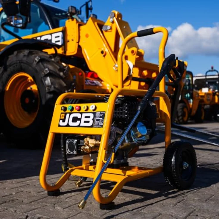 JCB Benzin-Hochdruckreiniger PW15040PP24, 15 PS, 276 bar, 15 l/min, 15 m Schlauch, 5 Düsen – Bild 8