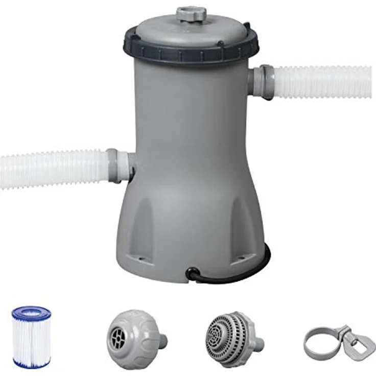Bestway Flowclear Poolpumpen, grau – Bild 4