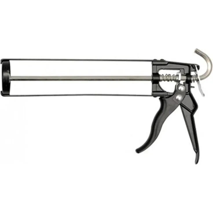 YATO Skelettmassepresse YT-6750, 300 ml Kartuschenpistole aus Stahlblech mit Aluminiumgriffen, für präzise Anwendungen im Bau und Heimwerken