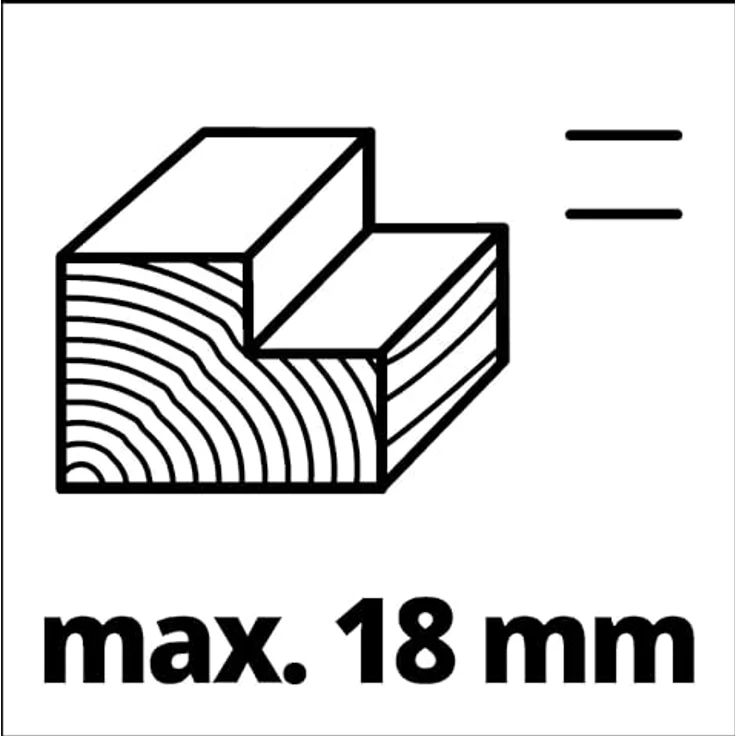 Einhell Elektrohobel TE-PL 900 (900 W, bis 3 mm Spantiefe, große Messerwelle, Fußplatte mit 3 V-Nuten, Softgrip, inkl. Parallelanschlag, Falztiefenanschlag, TCT-Hobelmesser) – Bild 9