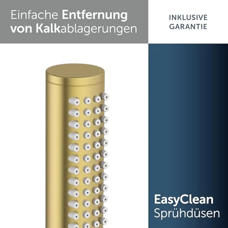 Ideal Standard Idealrain Atelier, Stabhandbrause in Brushed Gold mit Durchflussbegrenzer und kratzfester PVD-Beschichtung – Bild 6