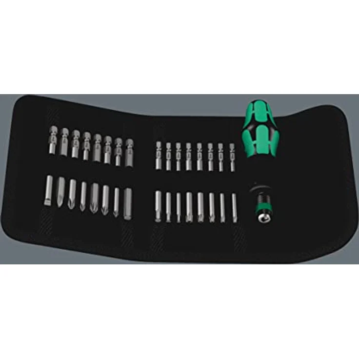 Wera Bit-Set 9750 Schaumstoffeinlage Kraftform Kompakt und Tool-Check PLUS, 39-teilig mit langlebiger Schaumstoffeinlage und flexiblem Bits-Handhalter – Bild 8