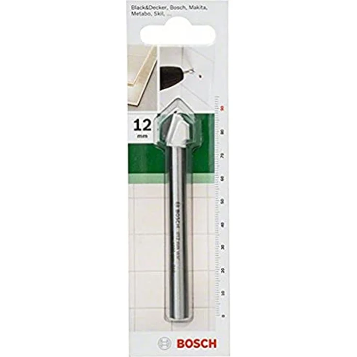 BOSCH Universalbohrer Fliesenbohrer, 12 x 90 mm für präzises Bohren in Fliesen – Bild 1
