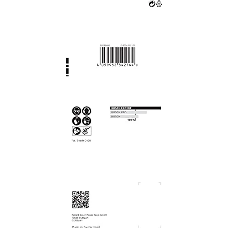 Expert C470 Schleifpapier mit 8 Löchern für Schwingschleifer, 80 x 133 mm, G 60, 10-tlg. – Bild 5