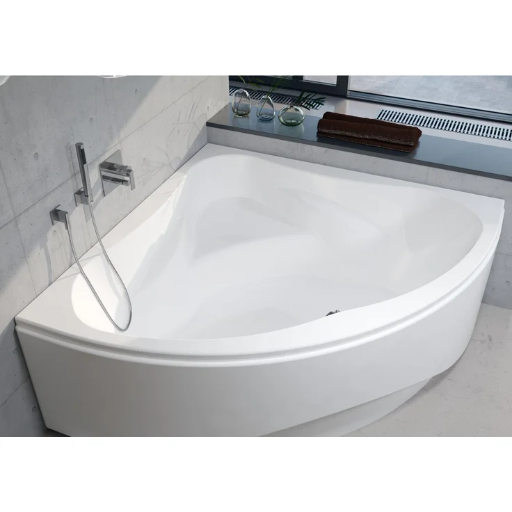 Riho Neo Baignoire d'angle, encastrée, 2-plätzige Badewanne, weiß