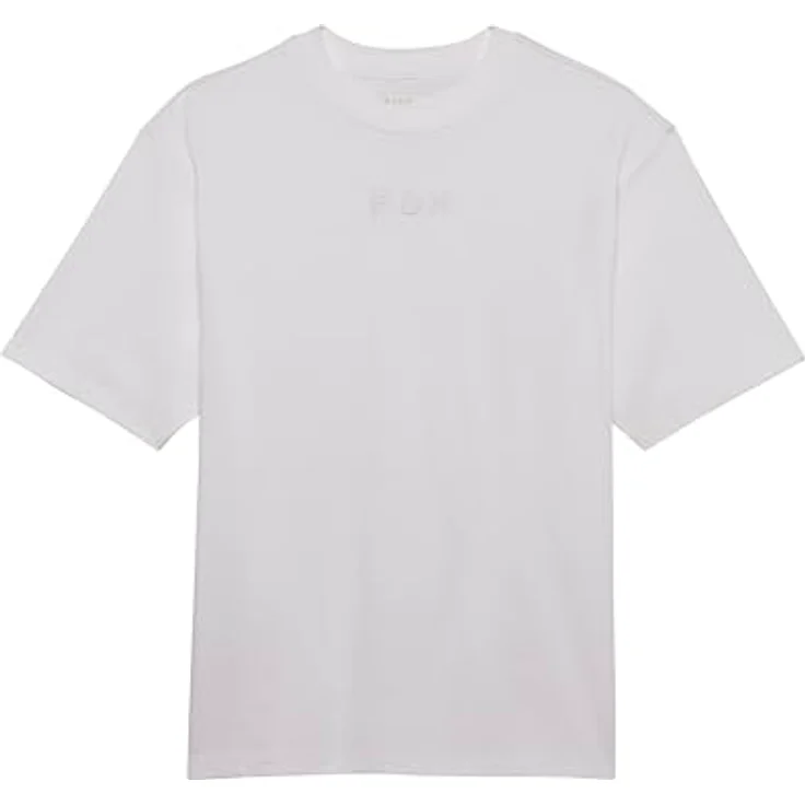 Fox Wordmark Oversized Tee, Herren Shirt in Weiß, Größe L, bequem und lässig – Bild 4