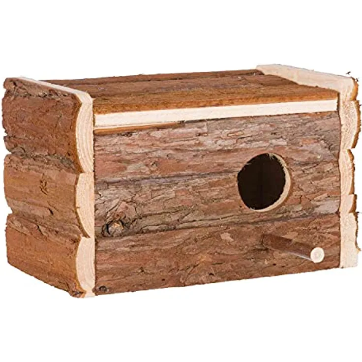 Trixie 5632 Natural Living Nistkasten, 21 × 13 × 12 cm/ø 3,8 cm