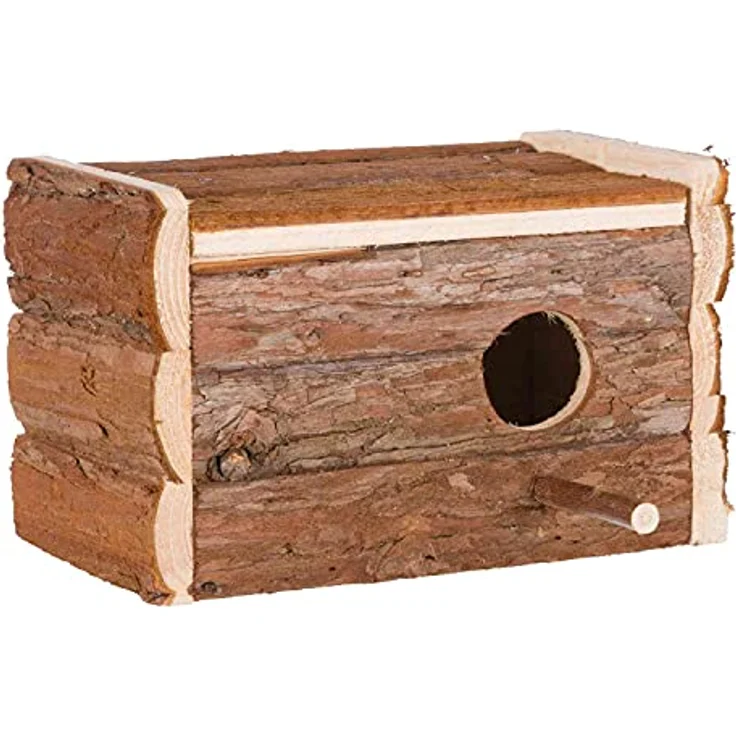 Trixie 5632 Natural Living Nistkasten, 21 × 13 × 12 cm/ø 3,8 cm