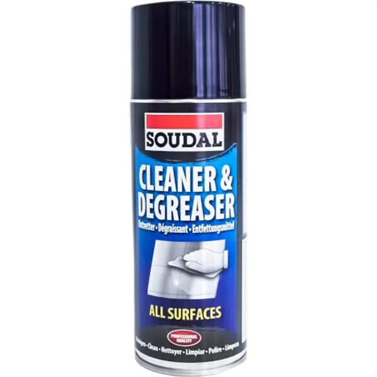 Soudal Entfetter- und Reinigungsspray 400 ml, schnell trocknend und rückstandsfreie Reinigung für mechanische Teile