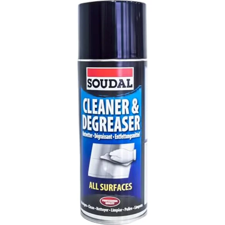 Soudal Entfetter- und Reinigungsspray 400 ml, schnell trocknend und rückstandsfreie Reinigung für mechanische Teile – Bild 1