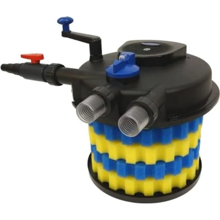 Aquaristikwelt24 CPF 20000, Bio Druckteichfilter 40000l inkl.36 Watt UVC Klärer - Selbstreinigend – Bild 5