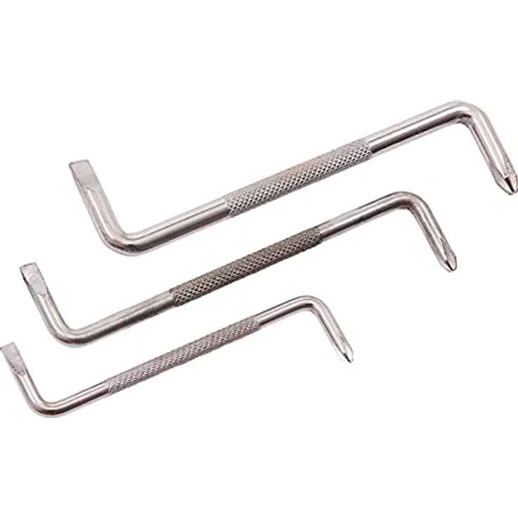 Am-Tech 3 Stück Offset Screwdriver Set, L3700