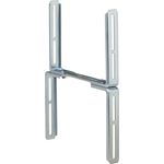 Alba Krapf Blumenkasten-Mauerhalter (2V) einzeln, Silber - Preisvergleich