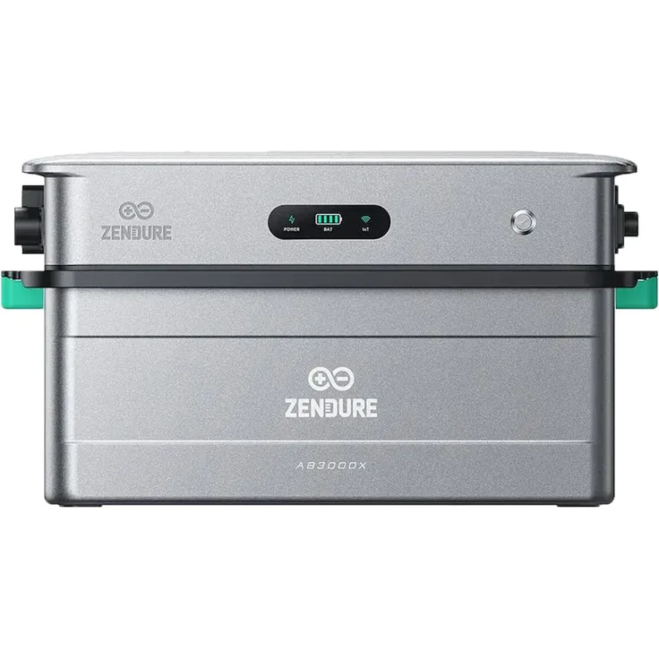 Zendure SolarFlow 2400 AC + AB3000X Batterie, leistungsstarker Solarspeicher mit 2400 W, IP65, modulare Erweiterbarkeit, ZEN+ OS