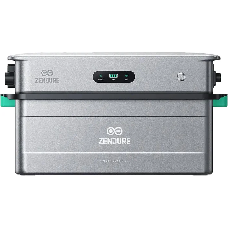Zendure SolarFlow 2400 AC + AB3000X Batterie, leistungsstarker Solarspeicher mit 2400 W, IP65, modulare Erweiterbarkeit, ZEN+ OS