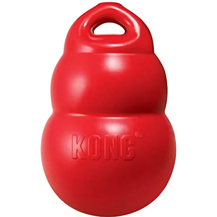 Kong HUNTER 61581 Hundespielzeug, Bounzer Large, 20 x 14 x 14 cm, rot