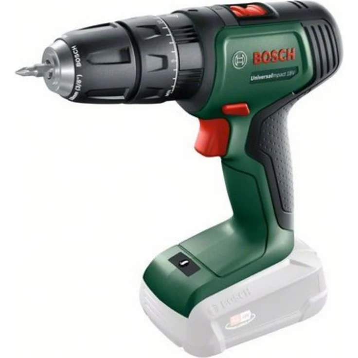 Bosch UniversalImpact 18V 06039D4100 Power for All 18V Akku-Schlagbohrschrauber 1,5 Ah ohne Akku ohne Ladegerät im Karton – Bild 1