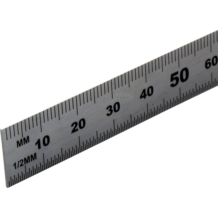 Stahllineal 50 cm – Bild 2