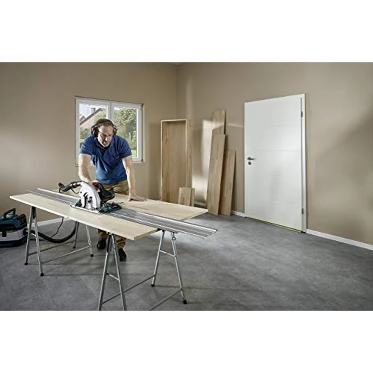 wolfcraft 6914000 Verlängerungs-Set für FKS 145, Silber – Bild 5