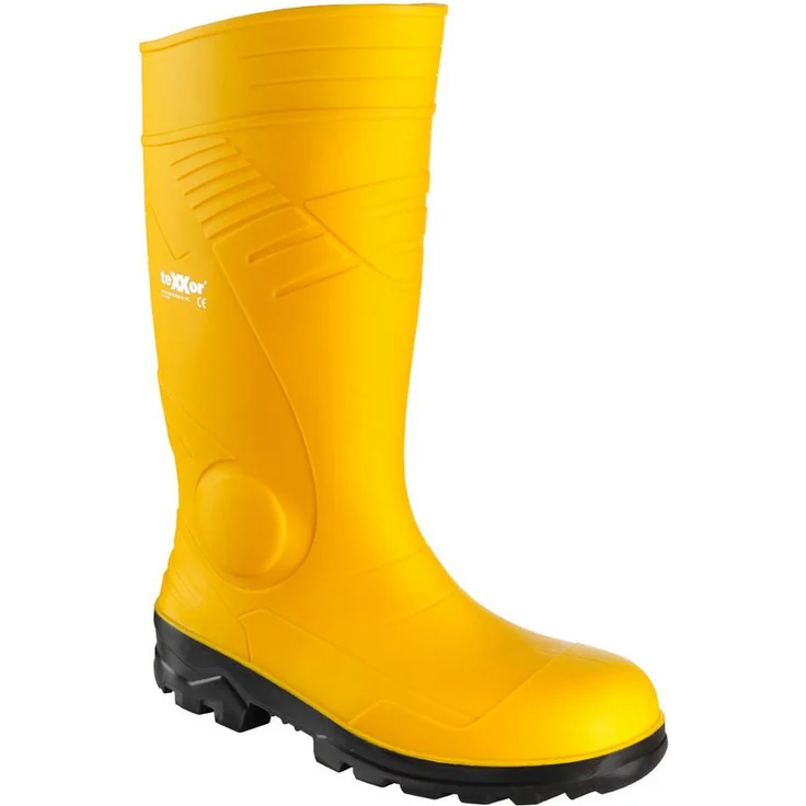 BIG Arbeitsschutz teXXor® S5-PVC-Sicherheitsstiefel, schwarz, Stahlkappenschuh mit Durchtritthemmung, Größe 44 – Bild 1