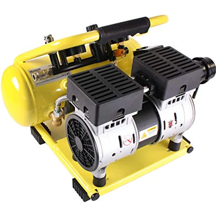 WELDINGER FK95 compact WELDINGER Flüsterkompressor750W innenbeschichteter Tank – Bild 5