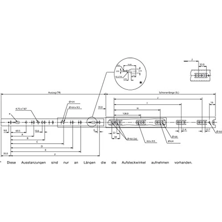 Accuride Kugel-Vollauszüge 3832 mit Ausrollsicherung, 300mm 45kg, hell chromatiert – Bild 5