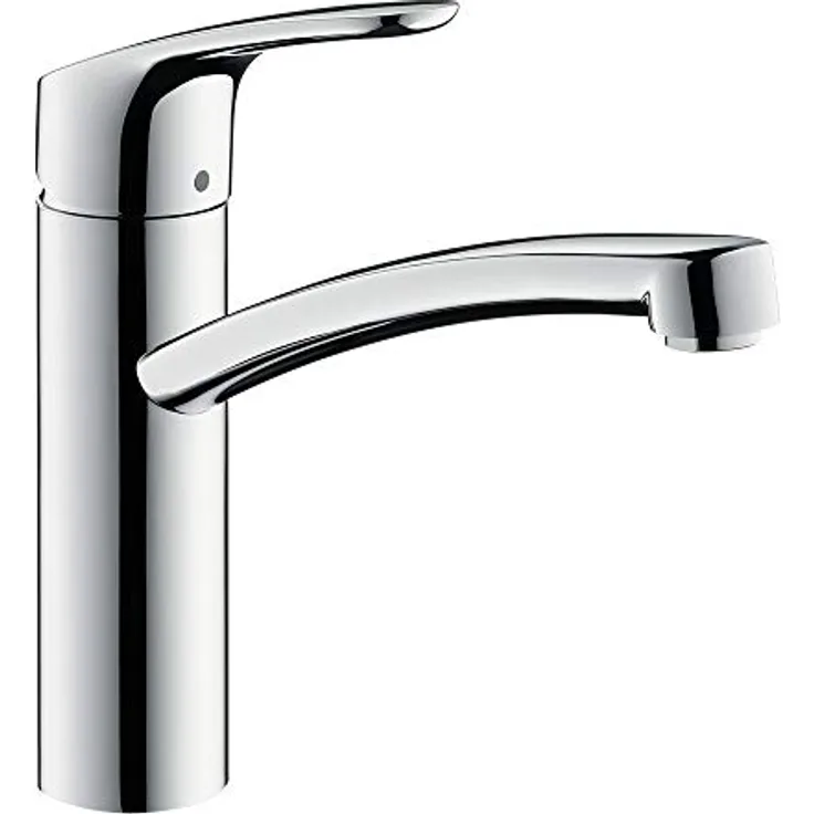 Hansgrohe Focus M41 Einhebel-Küchenmischer 160 1jet - Chrom, elegante Küchenarmatur für moderne Küche