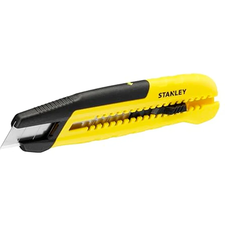 STANLEY Cuttermesser STHT10489-0, 18mm Teppichmesser mit Schieber und Klingenbrecher, ergonomisches Design – Bild 1
