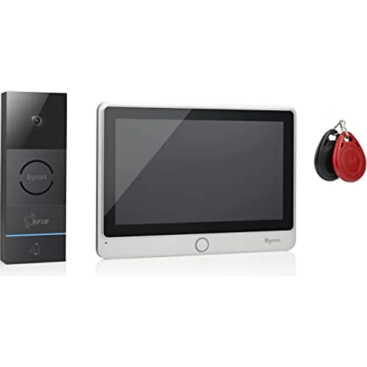 Byron RFID-Videogegensprechanlage mit einem 7 Zoll HD Touchscreen,Videoaufnahmefunktion & Nachtsicht, DIC-24112 – Bild 2
