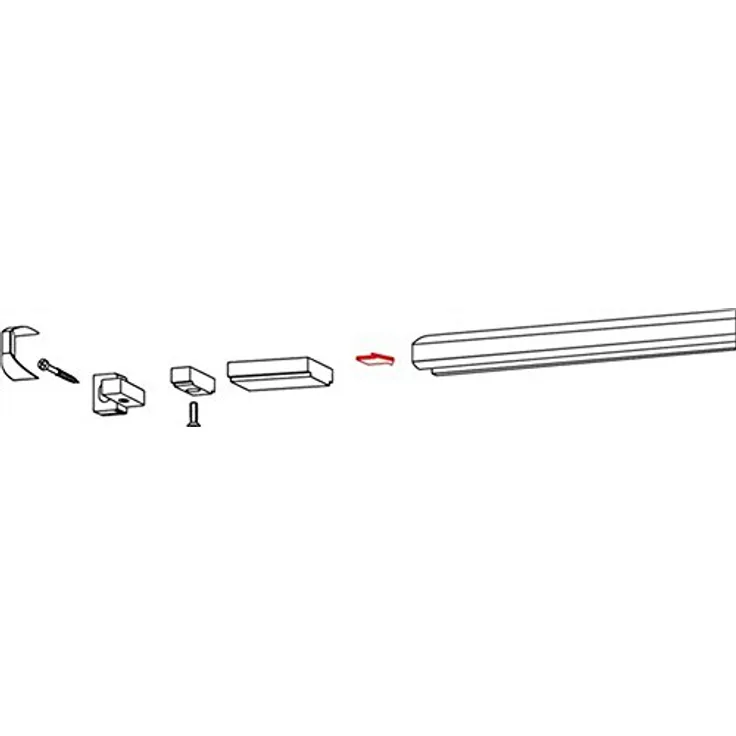 Dormakaba Öffnungsbegrenzung für TS 90 Impulse, 1 Stück; Verpackungsabmessungen 2.0 x 10.0 x 10.0 Zm