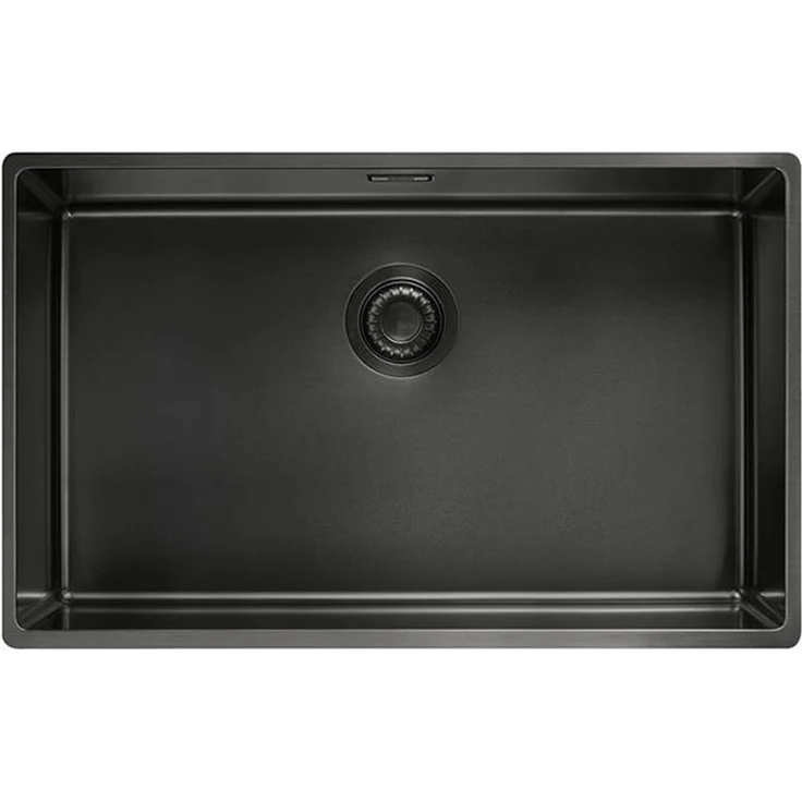 Franke Einbaubecken Mythos Masterpiece Premium BXM 210 / 110-68, Edelstahl PVD Anthracite, 3-in-1 Montageoptionen, inkl. multifunktionalem Bodeneinsatz und Schneidebrett