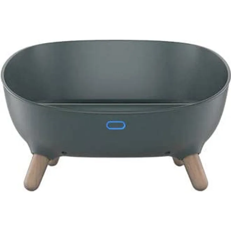 Generisch Thermoregulierendes Smart Bett für Katzen & kleine Hunde mit LED-Anzeige, Heiz- & Kühlfunktion, drahtlose Verbindung, APP-Steuerung, spezielle Matte wasserkratzfest, in Modern Grey