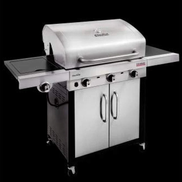 Char-Broil 340 S Performance Gasgrill, silber, Edelstahl – Bild 2